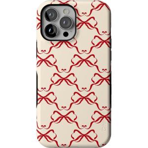 Casely iPhone 13 Pro Max Case | All Wrapped Up | Vintage Bows | Bold Protective Design | MagSafe Compatible Design