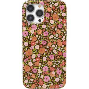 Casely iPhone 13 Pro Max Case | Clear Skies | Clear Shimmer | Compatible with MagSafe | Classic Ultra Slim Design(Rustic Roses | Boho Bouquet)