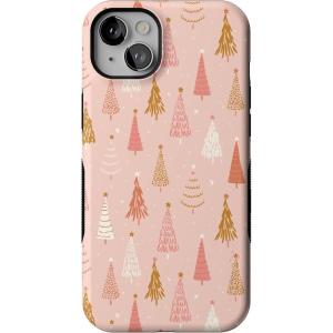 Casely iPhone 14 Plus Case | Bubblegum Forest | Christmas Tree | Bold Protective Design | MagSafe Compatible Design