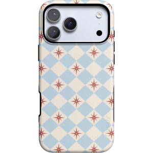 Casely iPhone 17 Pro Case | Be Mine | Tiny Hearts | Bold Protective Design | Compatible with MagSafe(Chelsea Checker | Starlight Tiles)