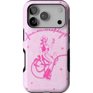 Casely iPhone 17 Pro Case | Be Mine | Tiny Hearts | Bold Protective Design | Compatible with MagSafe(Denim Cowgirl | Fun on Weekdays)