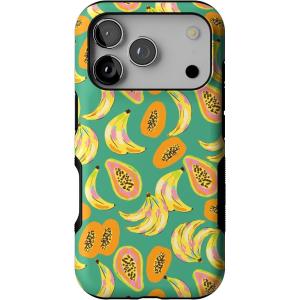 Casely iPhone 17 Pro Case | Be Mine | Tiny Hearts | Bold Protective Design | Compatible with MagSafe(Papaya Palms | Dippin’ Daisy’s Tropical Vacation)
