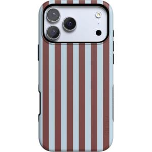 Casely iPhone 17 Pro Case | Be Mine | Tiny Hearts | Bold Protective Design | Compatible with MagSafe(Sunday in Brooklyn | Chocolate Stripes)
