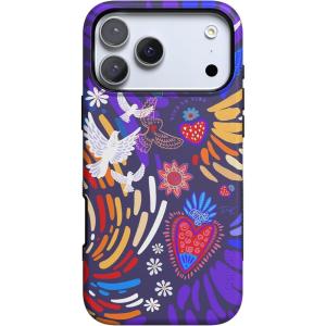 Casely iPhone 17 Pro Case | Be Mine | Tiny Hearts | Bold Protective Design | Compatible with MagSafe(Viva La Vida | Frida Kahlo Collage)