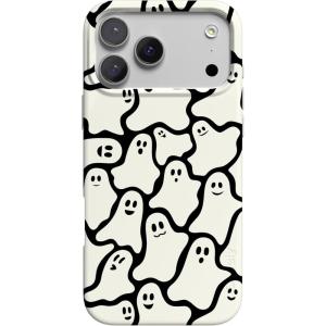 Casely iPhone 17 Pro Case | Chelsea Checker | Starlight Tiles | Compatible with MagSafe | Classic Ultra Slim Design(Don’t Ghost Me | Halloween)