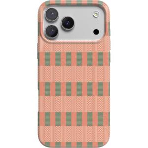 Casely iPhone 17 Pro Case | Chelsea Checker | Starlight Tiles | Compatible with MagSafe | Classic Ultra Slim Design(Grand Cabana | Palm Beach)