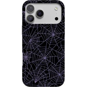 Casely iPhone 17 Pro Case | Chelsea Checker | Starlight Tiles | Compatible with MagSafe | Classic Ultra Slim Design(Midnight Web | Spider Web)