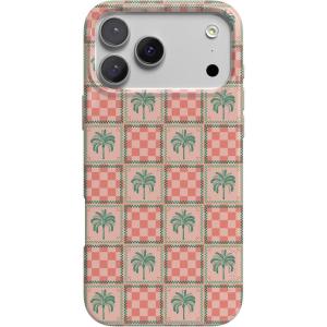 Casely iPhone 17 Pro Case | Chelsea Checker | Starlight Tiles | Compatible with MagSafe | Classic Ultra Slim Design(The Social Club | Palm Beach)