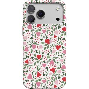 Casely iPhone 17 Pro Case | Chelsea Checker | Starlight Tiles | Compatible with MagSafe | Classic Ultra Slim Design(Vines of Love | Floral Heart)