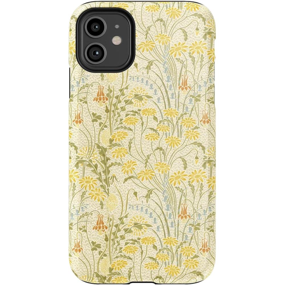 imageCasely iPhone 11 Case  Cowgirl Canyon  FashionPass x Casely  Essential Slim DualLayer Protective DesignBoho Blooms  Golden Floral