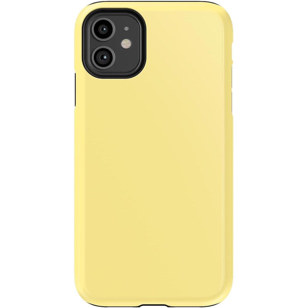 imageCasely iPhone 11 Case  Cowgirl Canyon  FashionPass x Casely  Essential Slim DualLayer Protective DesignButter Me Up  Butter Yellow