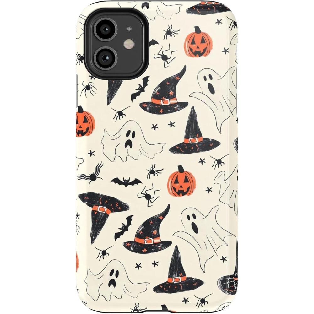 imageCasely iPhone 11 Case Cowgirl Canyon FashionPass x Casely Essential Slim DualLayer Protective DesignFeeling Witchy Haunted Halloween