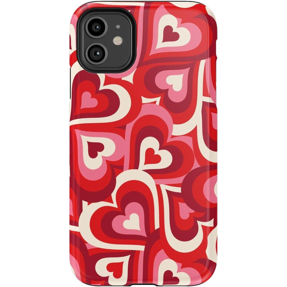 imageCasely iPhone 11 Case  Cowgirl Canyon  FashionPass x Casely  Essential Slim DualLayer Protective DesignLove Song Remix  Ombre Hearts