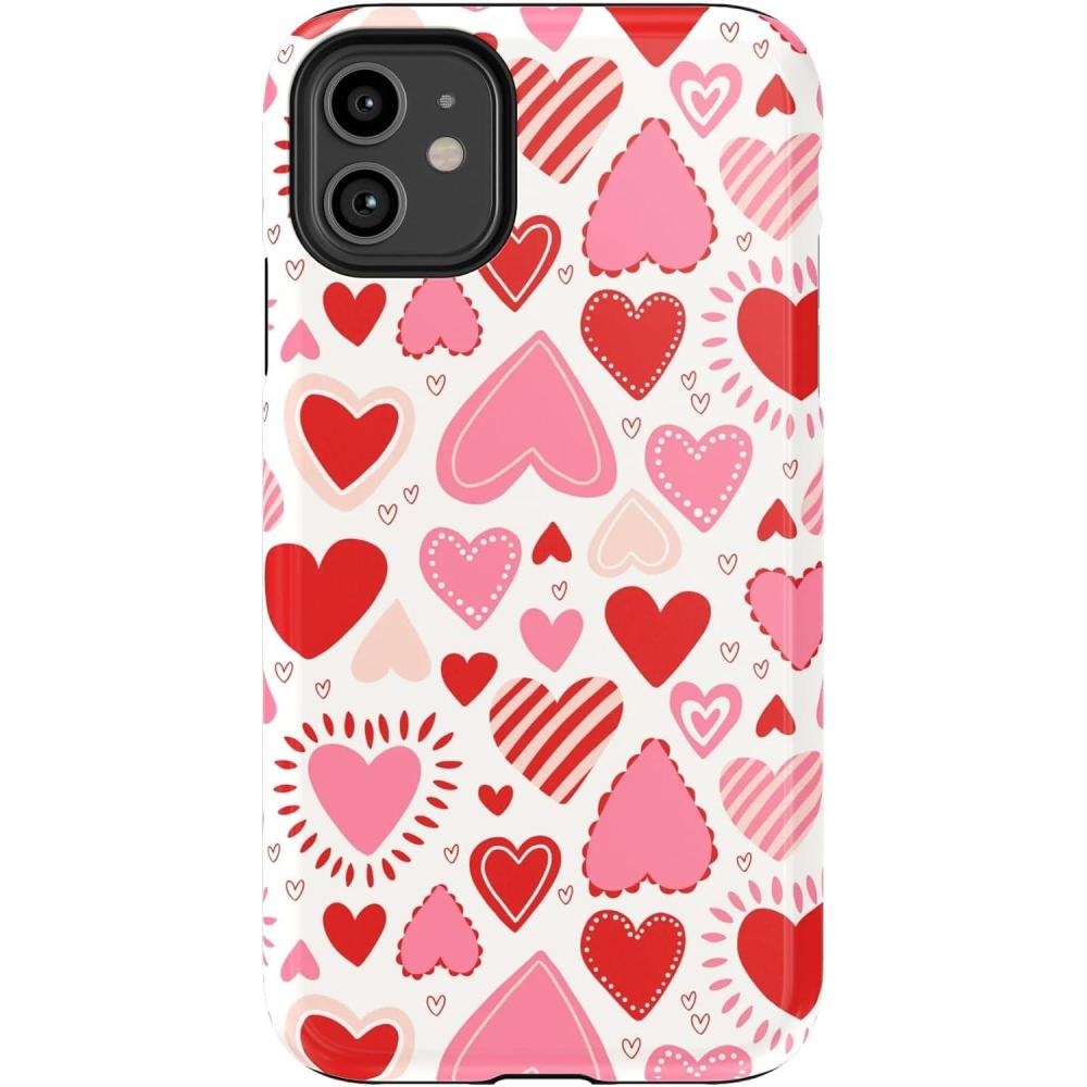 imageCasely iPhone 11 Case  Cowgirl Canyon  FashionPass x Casely  Essential Slim DualLayer Protective DesignLove Struck  Heart Stickers