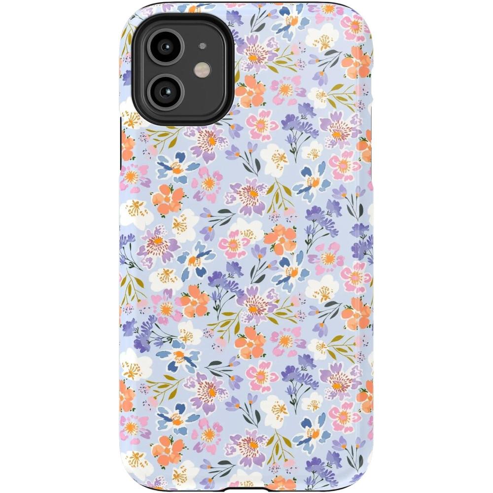 imageCasely iPhone 11 Case  Cowgirl Canyon  FashionPass x Casely  Essential Slim DualLayer Protective DesignPoppy Meadows  Pastel Floral