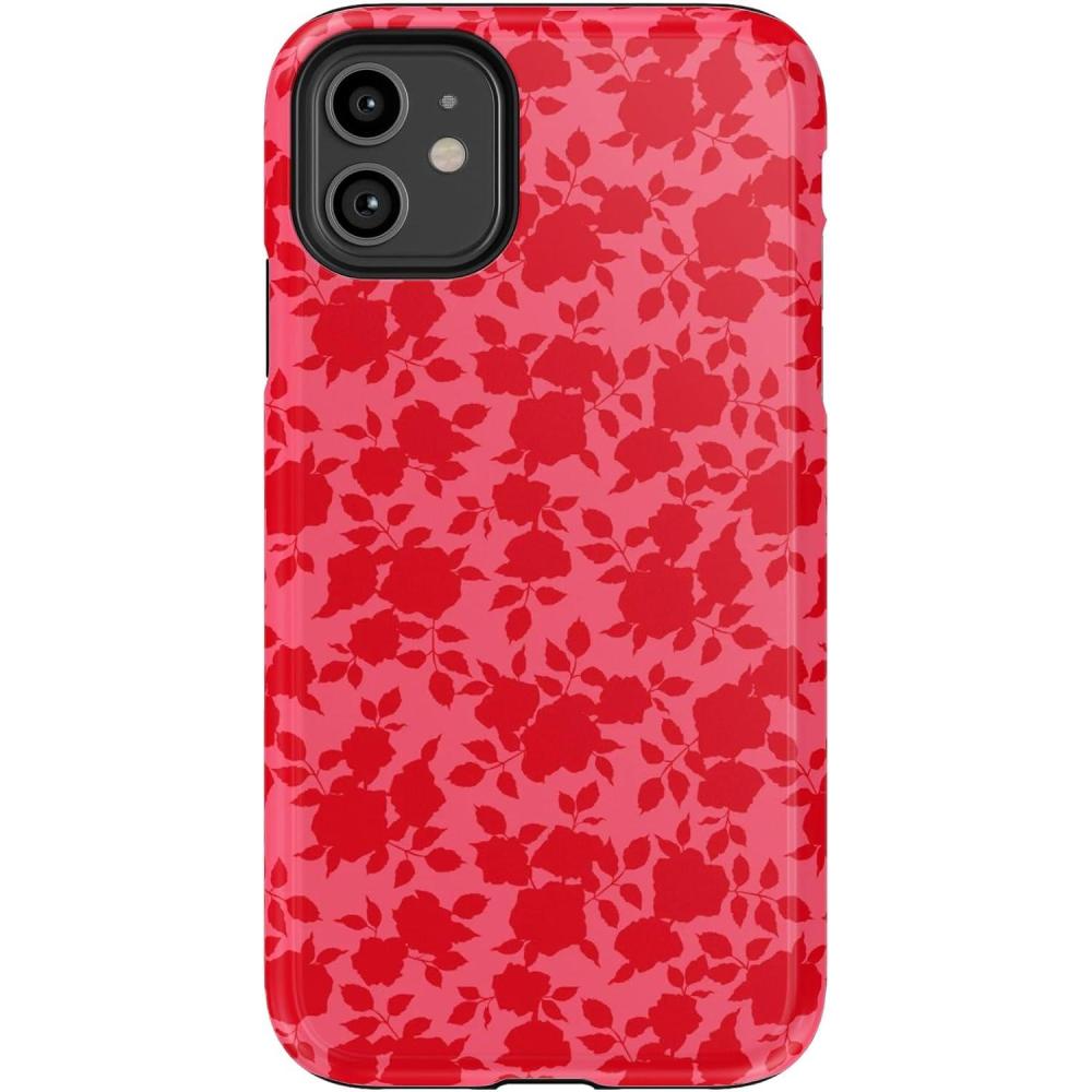 imageCasely iPhone 11 Case  Cowgirl Canyon  FashionPass x Casely  Essential Slim DualLayer Protective DesignRose Garden  Red Aesthetic