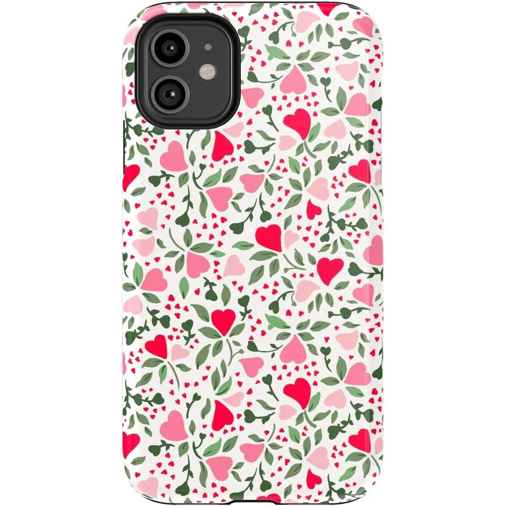 imageCasely iPhone 11 Case  Cowgirl Canyon  FashionPass x Casely  Essential Slim DualLayer Protective DesignVines of Love  Floral Heart