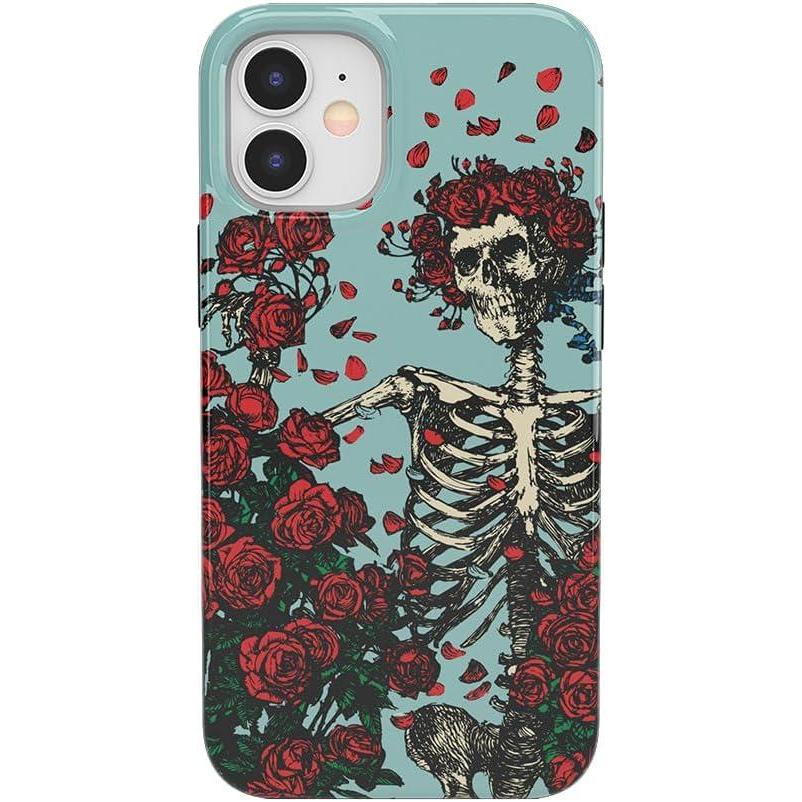 imageCasely iPhone 11 Case  Into The Wild  Black Leopard  Classic Ultra Slim DesignForever Grateful  Grateful Dead Skeleton Floral