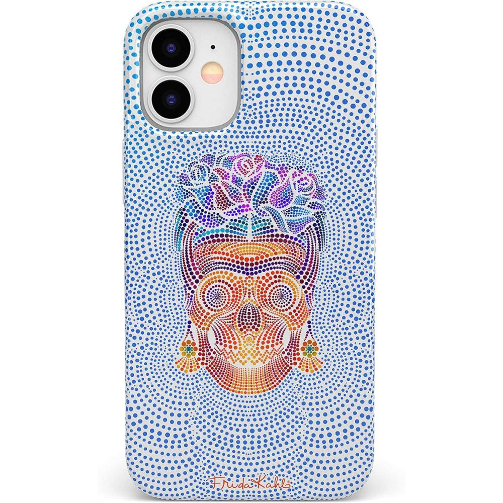 imageCasely iPhone 11 Case  Into The Wild  Black Leopard  Classic Ultra Slim DesignVida y Muerte  Frida Kahlo Dotted Skull