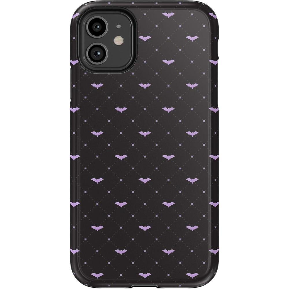 imageCasely iPhone 11 Case  Such a Battie  Purple Bats  Essential Slim DualLayer Protective Design