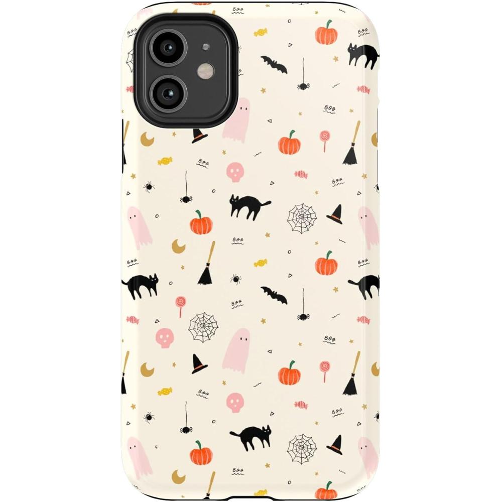imageCasely iPhone 11 Case  Witching Hour  Cute Halloween  Essential Slim DualLayer Protective Design