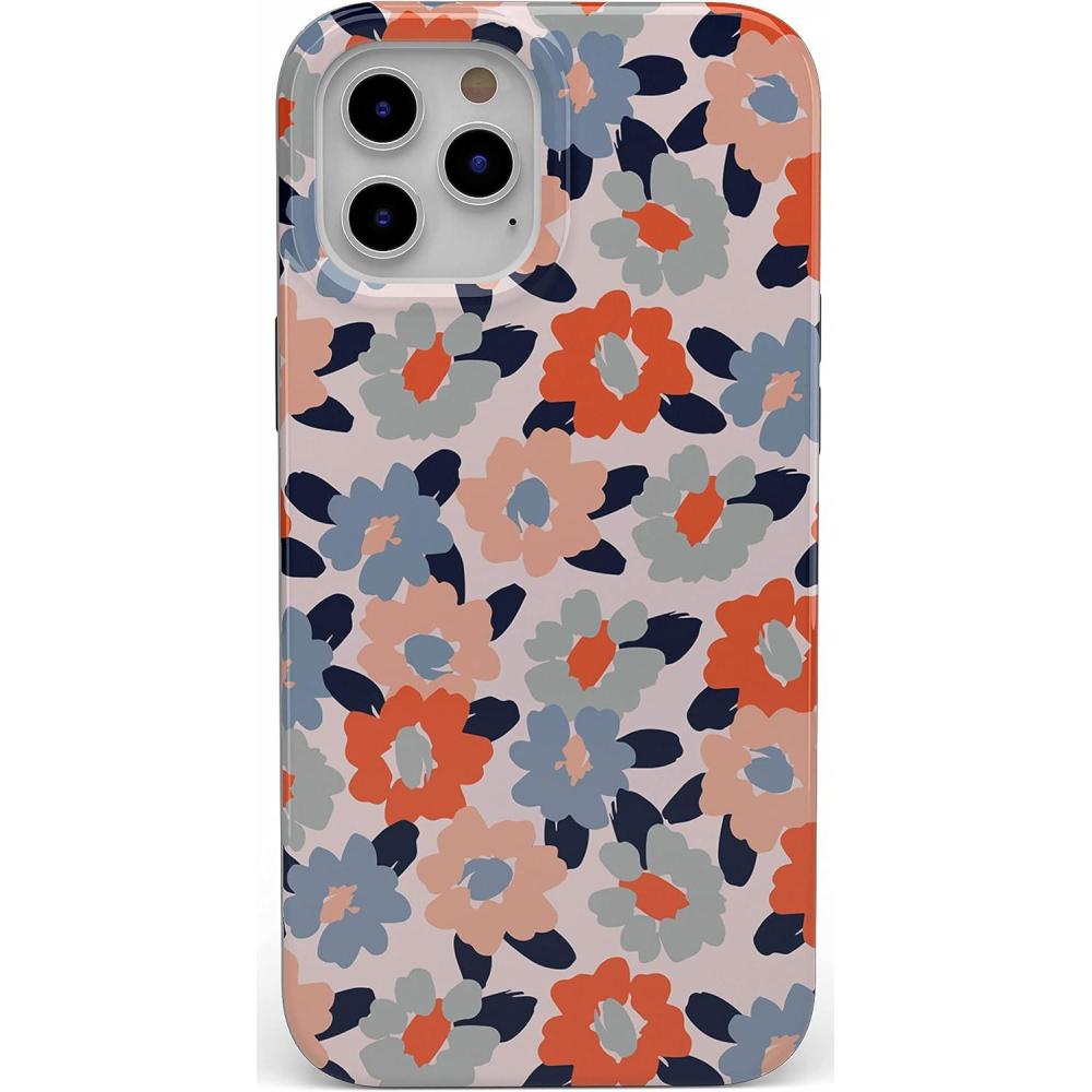imageCasely iPhone 11 Pro Max Case  Here Comes The Sun  Colorblock Sunset  Classic Ultra Slim DesignField of Flowers  Pastel Floral