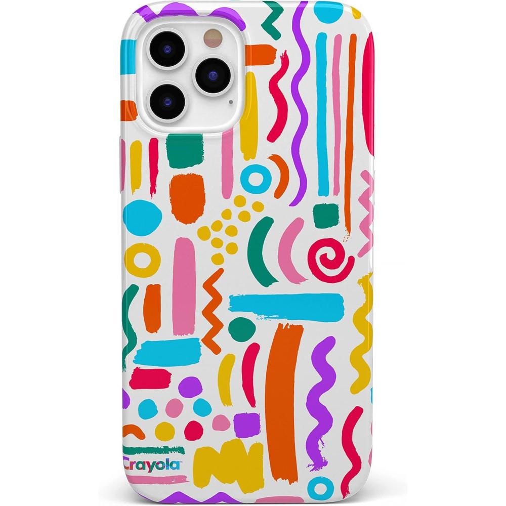 imageCasely iPhone 11 Pro Max Case  Here Comes The Sun  Colorblock Sunset  Classic Ultra Slim DesignMake Your Mark  Crayola Paint