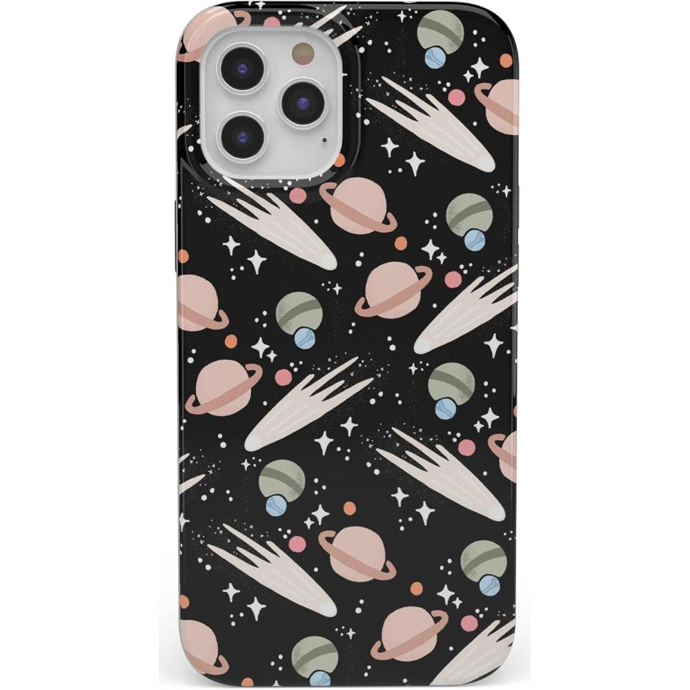 imageCasely iPhone 11 Pro Max Case  Here Comes The Sun  Colorblock Sunset  Classic Ultra Slim DesignTo The Moon  Back  Outer Space
