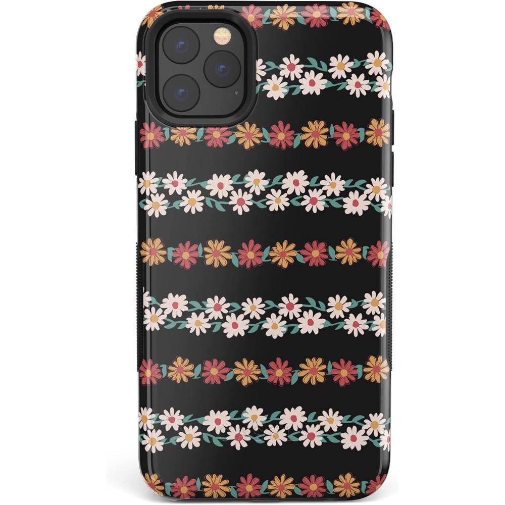 imageCasely iPhone 11 Pro Max Case  Totally Rad  Daisy Print Floral  Bold Protective DesignTotally Rad  Daisy Print Floral