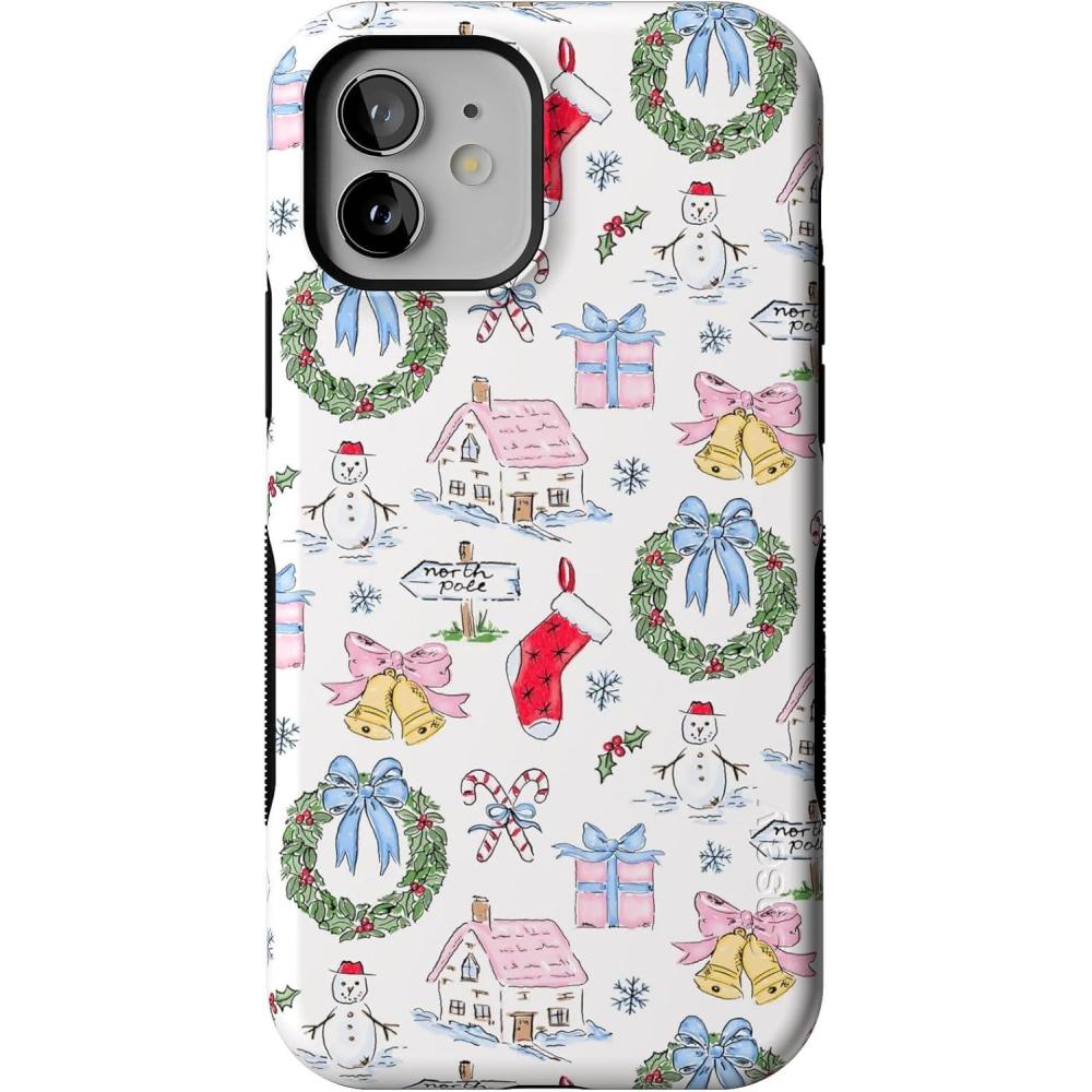 imageCasely iPhone 1212 Pro Case  Christmas Morning  Vintage Cartoon  Bold Protective Design  MagSafe Compatible Design