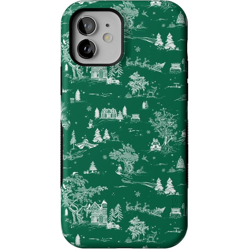 imageCasely iPhone 1212 Pro Case  Home for The Holidays  Mountain Town  Bold Protective Design  MagSafe Compatible Design