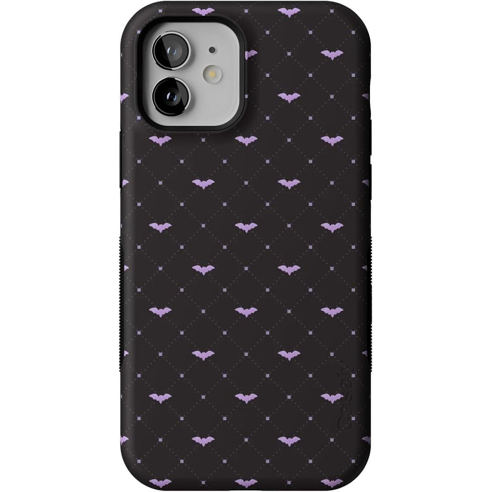 imageCasely iPhone 1212 Pro Case  Such a Battie  Purple Bats  Bold Protective Design  MagSafe Compatible Design