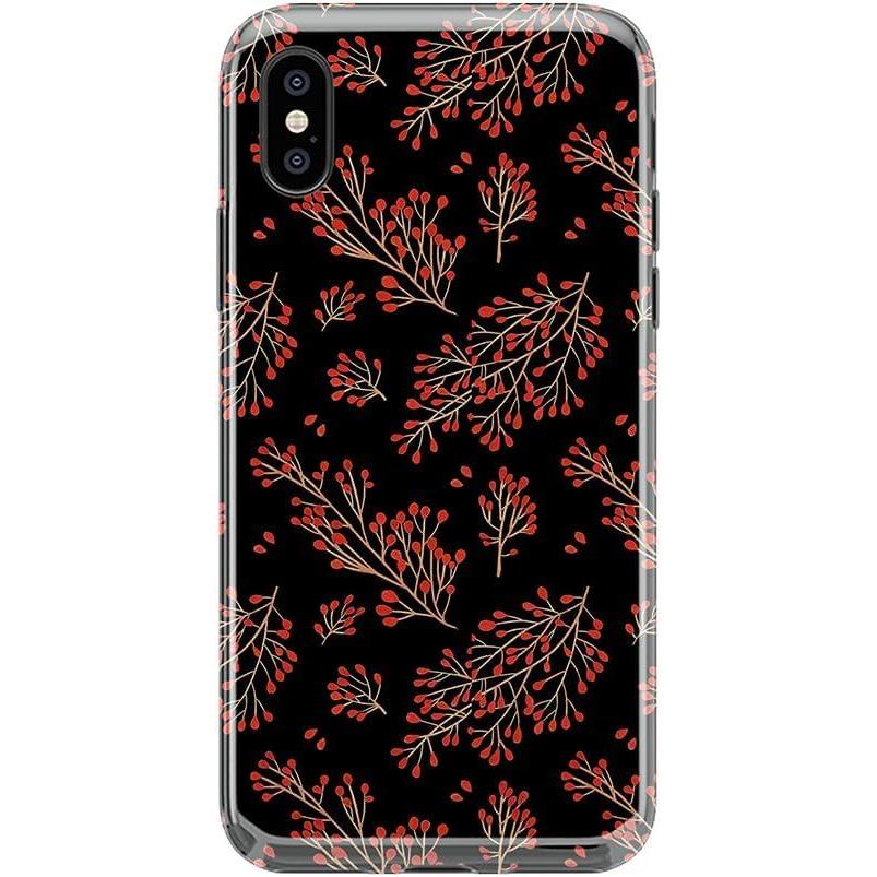imageCasely iPhone Xs Max Case  Floral Forest  Navy Cherry Blossom Floral  Classic Ultra Slim DesignBranching Out  Festive Floral
