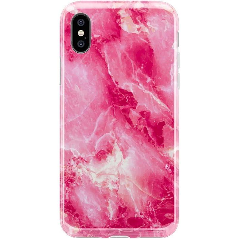 imageCasely iPhone Xs Max Case  Floral Forest  Navy Cherry Blossom Floral  Classic Ultra Slim DesignHot Pink Marble
