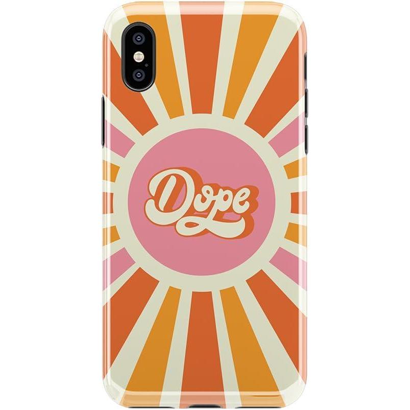 imageCasely iPhone Xs Max Case  Floral Forest  Navy Cherry Blossom Floral  Classic Ultra Slim DesignYoure Dope  Retro Colorblock