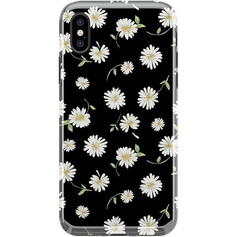 imageCasely iPhone Xs Max Case  Heart Throb  Endless Hearts  Classic Ultra Slim DesignDaisy Daydream Black Floral