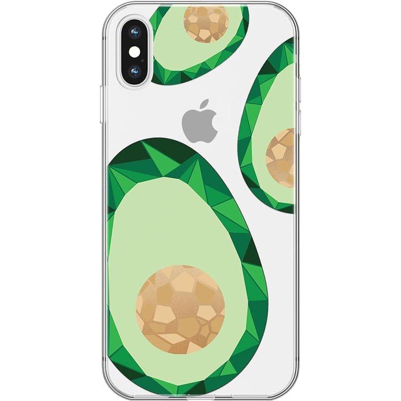 imageCasely iPhone Xs Max Case  Rad Dad  80s Colorblock  Classic Ultra Slim DesignAvocado Rose Gold Clear