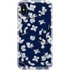 Navy Cherry Blossom Floral