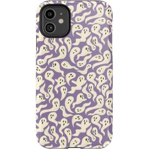 Casely iPhone 11 Case | All Boo’d Up | Purple Ghost | Essential Slim Dual-Layer Protective Design