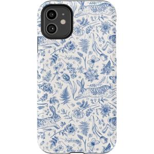 Casely iPhone 11 Case | Cowgirl Canyon | FashionPass x Casely | Essential Slim Dual-Layer Protective Design(Hop & Bloom | Bunny Toile)