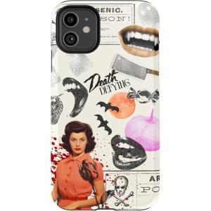 Casely iPhone 11 Case | Cowgirl Canyon | FashionPass x Casely | Essential Slim Dual-Layer Protective Design(If You Dare | Horror Collage)