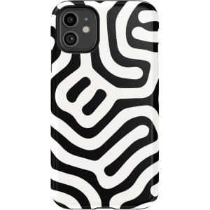 Casely iPhone 11 Case | Cowgirl Canyon | FashionPass x Casely | Essential Slim Dual-Layer Protective Design(Maze | High Contrast Design)
