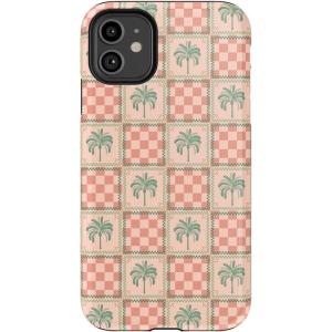 Casely iPhone 11 Case | Cowgirl Canyon | FashionPass x Casely | Essential Slim Dual-Layer Protective Design(The Social Club | Palm Beach)