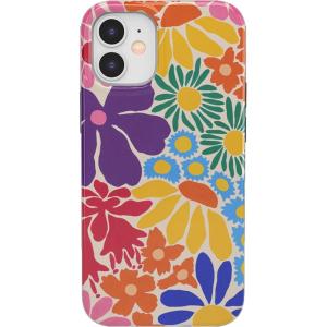 Casely iPhone 11 Case | Into The Wild | Black Leopard | Classic Ultra Slim Design(Flower Patch | Multi-Color Floral)