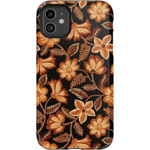 Casely iPhone 11 Case | Maple Flowers | Floral Foliage | Essential Slim Dual-Layer Protective Design