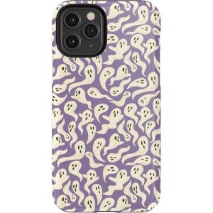 Casely iPhone 11 Pro Case | All Boo’d Up | Purple Ghost | Essential Slim Dual-Layer Protective Design
