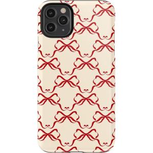 Casely iPhone 11 Pro Max Case | Dark Fantasy | Contrast Floral | Essential Slim Dual-Layer Protective Design(All Wrapped Up | Vintage Bows)