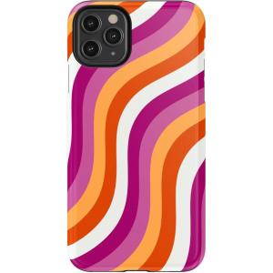 Casely iPhone 11 Pro Max Case | Dark Fantasy | Contrast Floral | Essential Slim Dual-Layer Protective Design(All for Love | Pride)