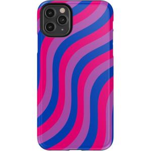 Casely iPhone 11 Pro Max Case | Dark Fantasy | Contrast Floral | Essential Slim Dual-Layer Protective Design(Love Wins | Pride)