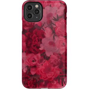 Casely iPhone 11 Pro Max Case | Dark Fantasy | Contrast Floral | Essential Slim Dual-Layer Protective Design(Romance Novel | Moody Floral)
